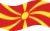Drapeau Macédoine flottant statique