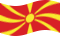 Drapeau Macédoine flottant statique