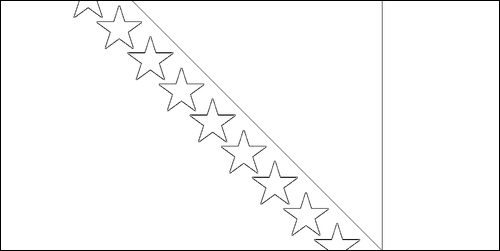Contour du drapeau Bosnie-Herzégovine à colorier