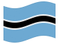 Drapeau animé Botswana