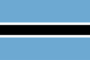 Graphiques de drapeau Botswana