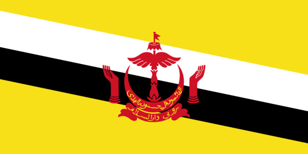 Drapeau Brunei Darussalam, Drapeau Brunei Darussalam