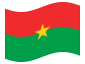 Drapeau animé Burkina Faso