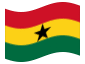 Drapeau animé Ghana