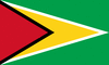 Graphiques de drapeau Guyana