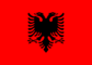 Graphiques de drapeau Albanie