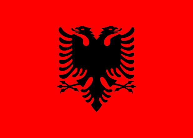 Drapeau Albanie