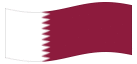 Drapeau animé Qatar