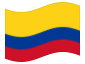 Drapeau animé Colombie