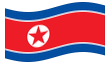 Drapeau animé Corée du Nord