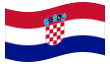 Drapeau animé Croatie