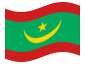 Drapeau animé Mauritanie