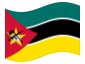 Drapeau animé Mozambique