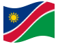 Drapeau animé Namibie