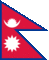 Graphiques de drapeau Népal