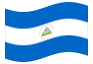 Drapeau animé Nicaragua