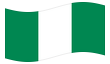 Drapeau animé Nigeria