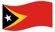 Drapeau animé Timor oriental
