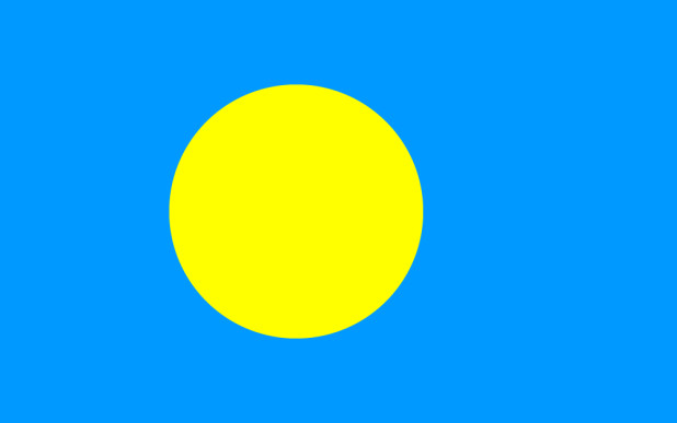 Drapeau Palau, Drapeau Palau