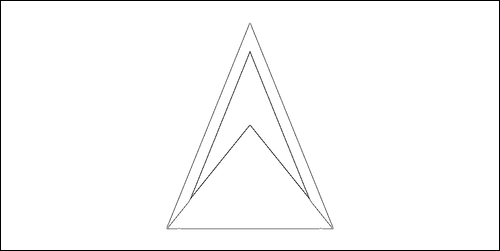 Contour du drapeau Sainte-Lucie à colorier