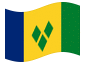 Drapeau animé Saint-Vincent-et-les-Grenadines