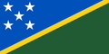 Graphiques de drapeau Îles Salomon