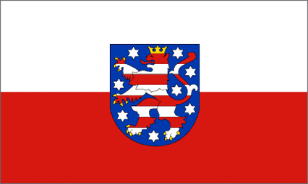 Drapeau Thuringe, Drapeau Thuringe