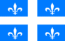 Graphiques de drapeau Québec