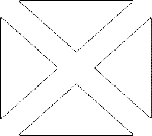 Contour du drapeau Alabama à colorier