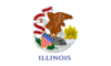 Graphiques de drapeau Illinois