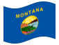 Drapeau animé Montana