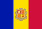 Graphiques de drapeau Andorre