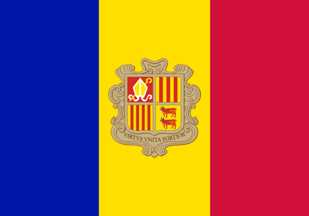 Drapeau Andorre, Drapeau Andorre