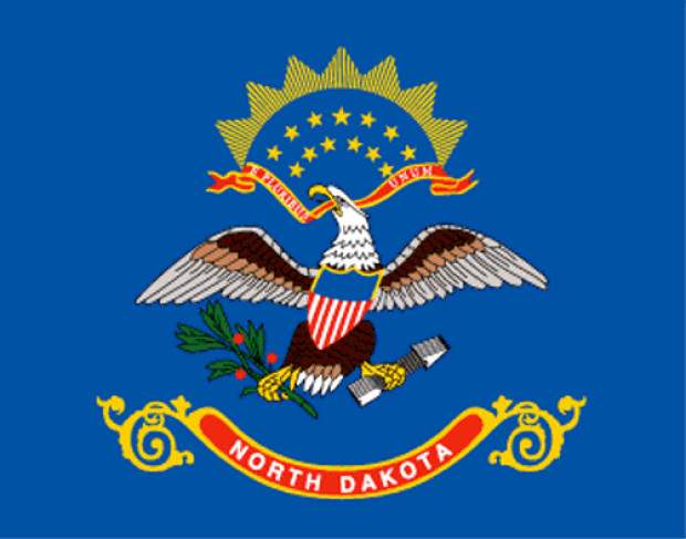 Drapeau Dakota du Nord (North Dakota)
