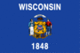 Graphiques de drapeau Wisconsin