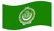 Drapeau animé Ligue arabe