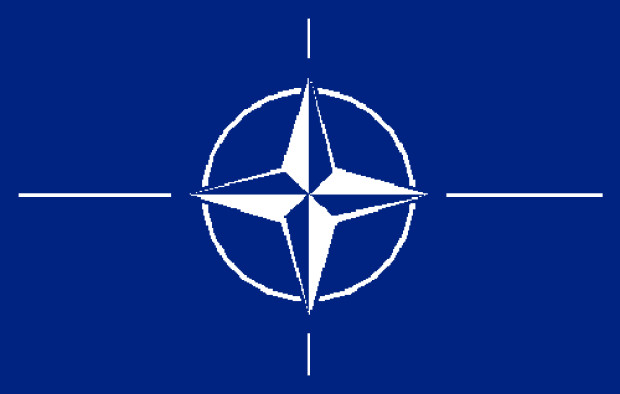 Drapeau OTAN (Organisation du Traité de l'Atlantique Nord)