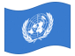 Drapeau animé Nations unies (ONU)