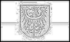 Drapeau Basse-Silésie (province prussienne) à colorier
