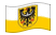 Drapeau Basse-Silésie (province prussienne) flottant