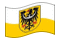 Drapeau Basse-Silésie (province prussienne) flottant