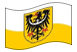 Drapeau Basse-Silésie (province prussienne) flottant