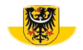 Drapeau Basse-Silésie (province prussienne) en vignette ovale