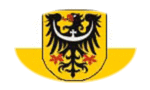 Drapeau Basse-Silésie (province prussienne) en vignette ovale