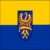 Drapeau Haute-Silésie (province prussienne) carré