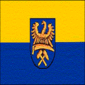 Drapeau Haute-Silésie (province prussienne) carré