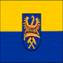 Drapeau Haute-Silésie (province prussienne) carré