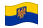 Drapeau Haute-Silésie (province prussienne) flottant