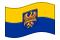 Drapeau Haute-Silésie (province prussienne) flottant