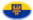 Drapeau Haute-Silésie (province prussienne) en vignette ovale